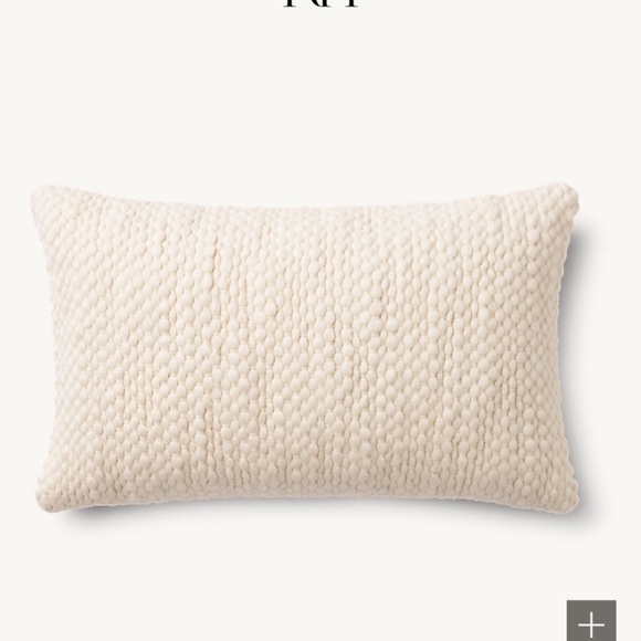RH LOA Merino Wool Lumbar Pillow - Picture 1 of 4